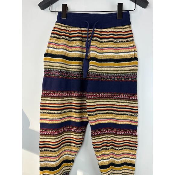 Free People All Mixed Up Knit Striped Jogger Pants Lounge Drawstring Size XS - Picture 6 of 16
